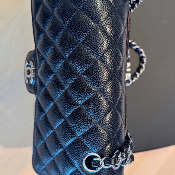 Chanel classic double flap bag SHW caviar - Picture 12 of 16